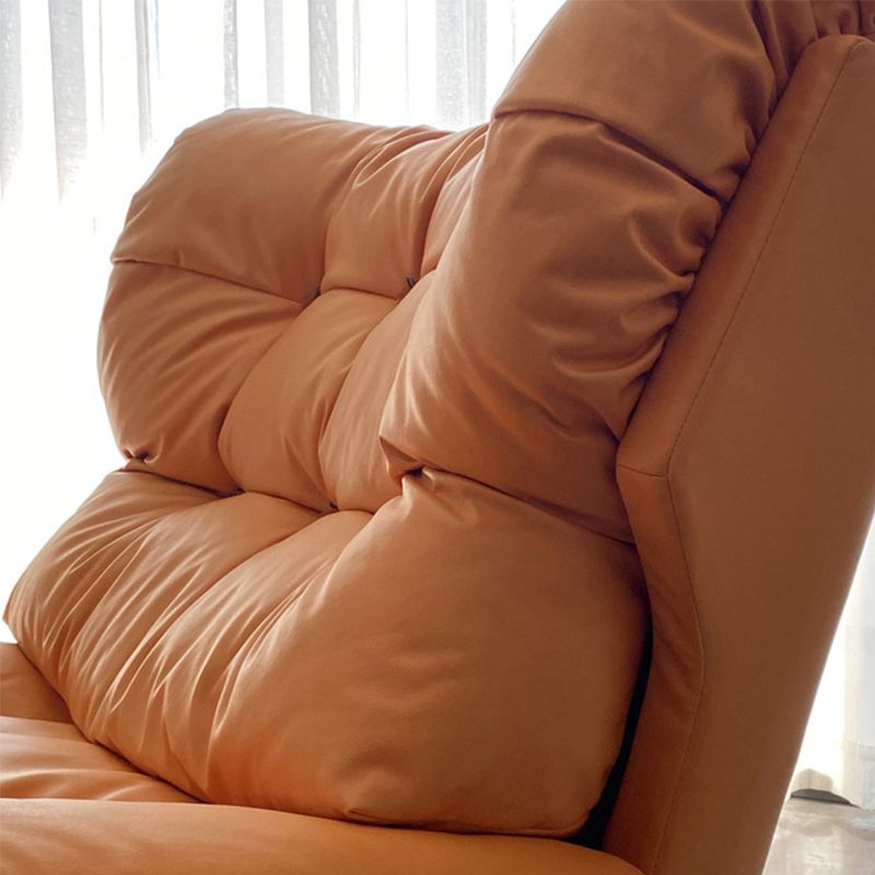 Nordic Armless Fabric Cushion Back Living Room Lounge Accent Chair Clearhalo 'Accent Chairs' 'accent_chairs' 'Chairs & Seating' 'furn' 'furn_accent_chairs' 'Furniture' 'Living Room Furniture' 1200x1200_d230ca5c-c557-4f7a-9e8c-ca15d462d330