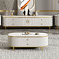 Contemporary White TV Stand Console 4-Drawer Enclosed Storage TV Media Stand Clearhalo 'furn' 'furn_tv_stands_entertainment_centers' 'Furniture' 'Living Room Furniture' 'TV Stands & Entertainment Centers' 'TV Stands & Media Storage Furniture' 'tv_stands_entertainment_centers' 1200x1200_d234522e-a99f-45ab-b0e4-49cc315fffe0