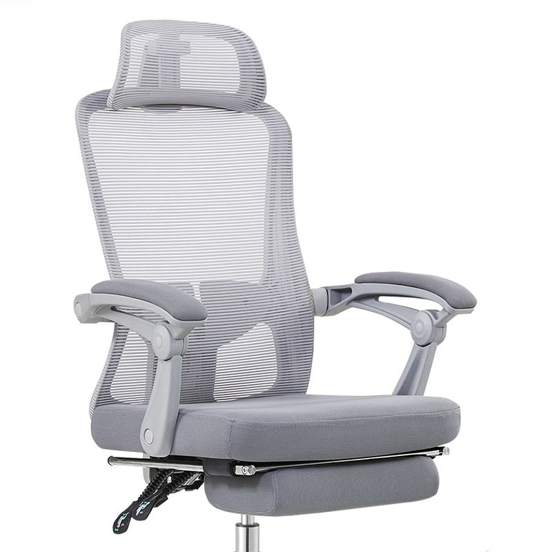 Hedendaags kantelmechanisme Microvezelstoel Bureau High Back Swivel stoel