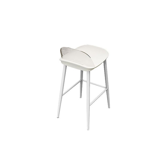Contemporary Acrylic Bar Stools Low Back Living Room Counter Chair