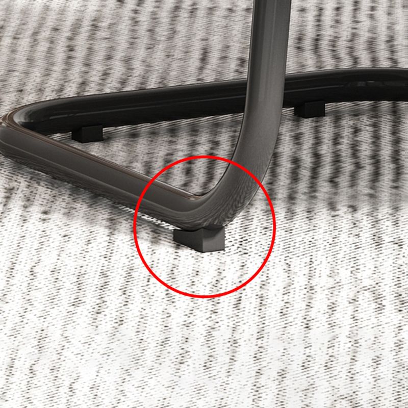 ミッドバックホームオフィスチェアブラックフレームモダンカンファレンスチェア