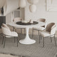 Modern Round Dining Table Set 1/3/4/5/7 Pieces Sintered Stone Dinette Set with Turntable Clearhalo 'Dining Room Sets' 'Dining Tables & Seating' 'dining_room_set' 'furn' 'furn_dining_room_set' 'Furniture' 'furniture_dining_room_set' 'Kitchen & Dining Furniture' 1200x1200_d24487cb-0ba2-4e44-b992-54d5e0f06d07