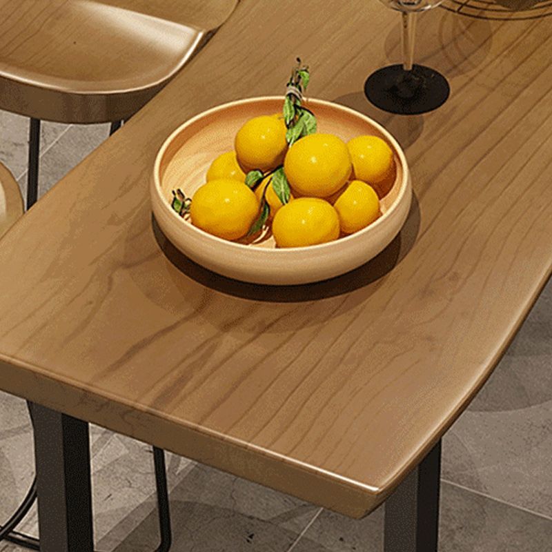 Juego de mesa de bar industrial de 1/2/9 piezas, mesa de bar rectangular con taburetes altos