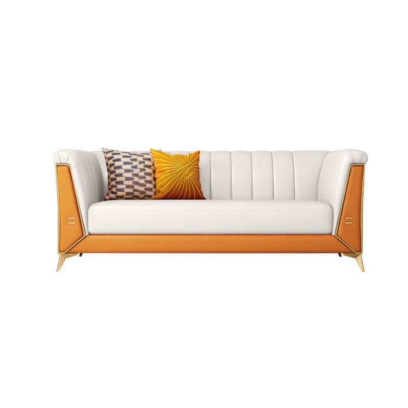 28,34 "Sofa de bras de smoking en faux cuir de large