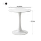 Mesa de centro con pedestal escandinavo, mesa redonda de cóctel de madera para sala de estar
