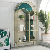 Glam Style Vertical Bookshelf Metal 3-shelf Bookcase for Home Use Clearhalo 'Bookcases' 'furn' 'furn_bookcases' 'Furniture' 'furniture_bookcases' 'Office Furniture' 1200x1200_d24859ab-177f-4ad8-97b6-b9b99f7aef31