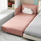 Faux leather Sleeper Sofa 32.28" Wide Pink Foldable Armless Sofa Bed Clearhalo 'furn' 'furn_futons' 'Furniture' 'Futons & Daybeds' 'Futons' 'Living Room Furniture' 1200x1200_d248c22e-7970-4030-a41b-3b33258316a2