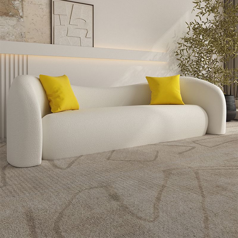 Contemporary Tight Back Sofa Tuxedo Arm Settee Couch in White Clearhalo 'furn' 'furn_sofas' 'Furniture' 'Living Room Furniture' 'Sofa' 'sofas' 1200x1200_d24c3279-21c9-49eb-9fd3-cb246697021f