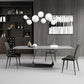 Modern Sintered Stone Dining Set Rectangle 1/4/5/7 Pieces Dining Area Table Set