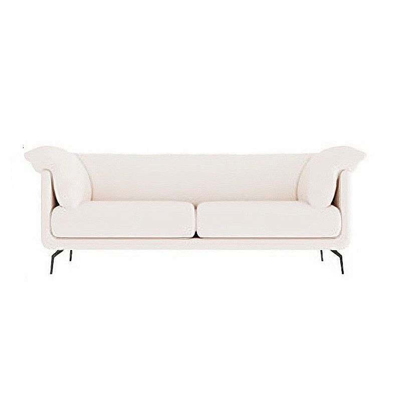 Pillow Top Arm Sectionals 33.46"High Removable Cushion Sofa for Living Room, Beige Clearhalo 'furn' 'furn_sectionals' 'Furniture' 'furniture_sectionals' 'Living Room Furniture' 'Sectionals' 1200x1200_d24ee82d-49e3-4fa5-b429-27ad27c7fc7b