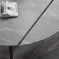Modern Style Gray Dining Table Sintered Stone Table with 4 Legs for Kitchen Clearhalo ' dining_table' 'Dining Tables & Seating' 'Dining Tables' 'furn' 'furn_dining_table' 'Furniture' 'furniture_dining_table' 'Kitchen & Dining Furniture' 'kitchen&dining_furn' 'kitchen' 'kitchen_dining_table' 1200x1200_d2504a2a-7864-4145-83c3-4ca6e591f800