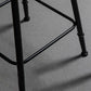1/2/3 Pieces Industrial Iron Bar Table Set Round Bistro Set with Grey Stone Top Clearhalo 'Bar Furniture' 'furn' 'furn_home_bar_bar_sets' 'Furniture' 'Home Bars & Bar Sets' 'home_bar_bar_sets' 'Kitchen & Dining Furniture' 1200x1200_d25138c0-6e12-4674-83c6-49ae310d1f6e