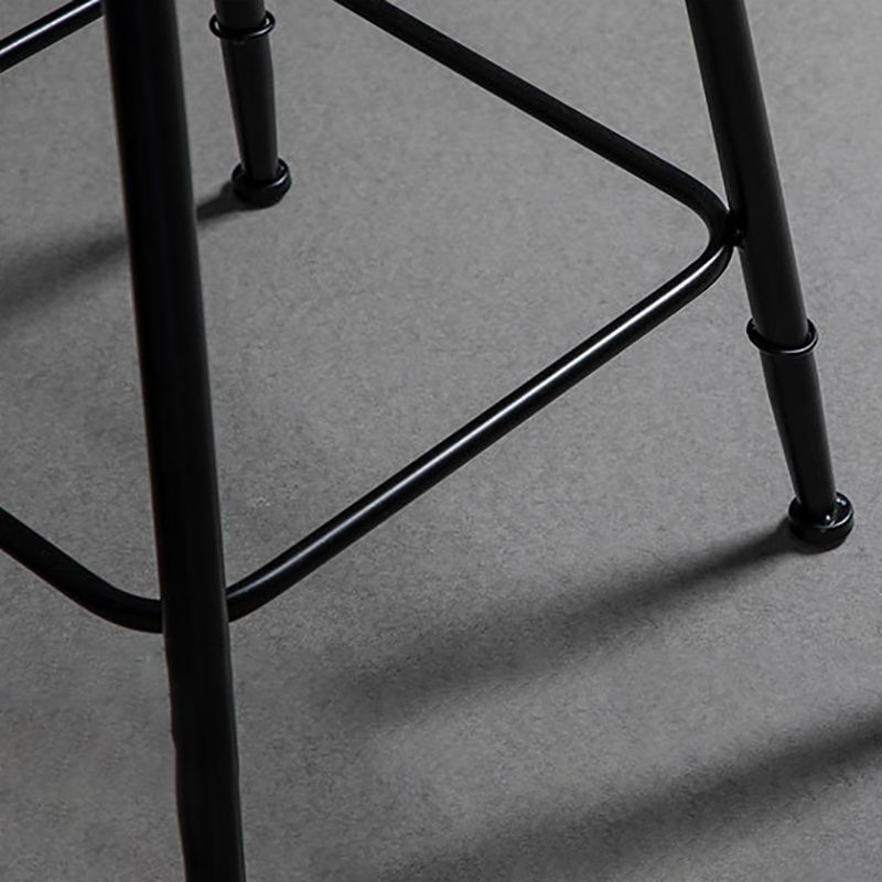 1/2/3 Pieces Industrial Iron Bar Table Set Round Bistro Set with Grey Stone Top Clearhalo 'Bar Furniture' 'furn' 'furn_home_bar_bar_sets' 'Furniture' 'Home Bars & Bar Sets' 'home_bar_bar_sets' 'Kitchen & Dining Furniture' 1200x1200_d25138c0-6e12-4674-83c6-49ae310d1f6e