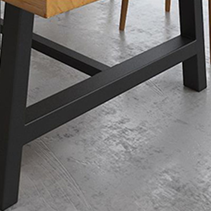 Rectangle Trestle Dining Table Modern Wood Table for Milk Tea Shop Clearhalo 'Dining Tables & Seating' 'Dining Tables' 'dining_table' 'furn' 'furn_dining_table' 'Furniture' 'Kitchen & Dining Furniture' 1200x1200_d25276d0-4cd5-451f-8084-e40ea0e51fac