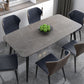 Metal Modern Rectangular Table Sintered Stone Table for Dining Room and Kitchen Clearhalo ' dining_table' 'Dining Tables & Seating' 'Dining Tables' 'furn' 'furn_dining_table' 'Furniture' 'furniture_dining_table' 'Kitchen & Dining Furniture' 'kitchen&dining_furn' 'kitchen' 'kitchen_dining_table' 1200x1200_d253c573-fca3-4295-b55f-54b0b49b382e