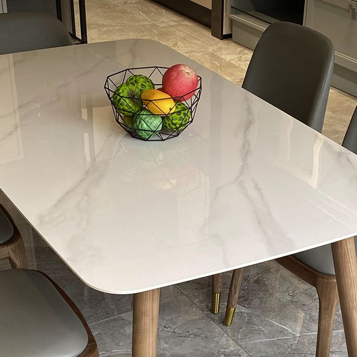 Sintered Stone Top Rectangle Table for Restaurant Modern Dining Table with 4 Legs Clearhalo ' dining_table' 'Dining Tables & Seating' 'Dining Tables' 'furn' 'furn_dining_table' 'Furniture' 'furniture_dining_table' 'Kitchen & Dining Furniture' 'kitchen&dining_furn' 'kitchen' 'kitchen_dining_table' 1200x1200_d255ee88-597b-401d-8de3-8182848eee61