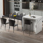 Modern Style Black Dining Table Rectangle Sintered Stone Table with 4 Legs for Kitchen Clearhalo ' dining_table' 'Dining Tables & Seating' 'Dining Tables' 'furn' 'furn_dining_table' 'Furniture' 'furniture_dining_table' 'Kitchen & Dining Furniture' 'kitchen&dining_furn' 'kitchen' 'kitchen_dining_table' 1200x1200_d25e84e3-386a-41d5-8552-34b06500b9dc
