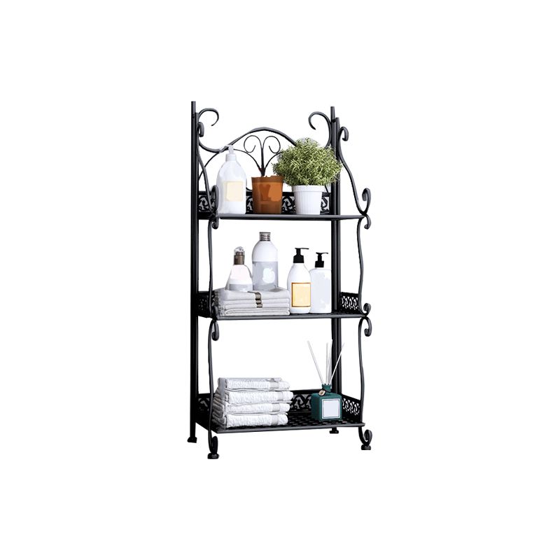 Estantería vertical de metal moderno estantería abierta para dormitorio