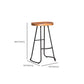 Metal Dining Stools Contemporary Armless Bar Stools with Footrest Clearhalo 'Bar Furniture' 'Bar Stools' 'bar_stools' 'furn' 'furn_bar_stools' 'Furniture' 'Kitchen & Dining Furniture' 1200x1200_d2649af0-d969-44e5-a2ec-429c08224400
