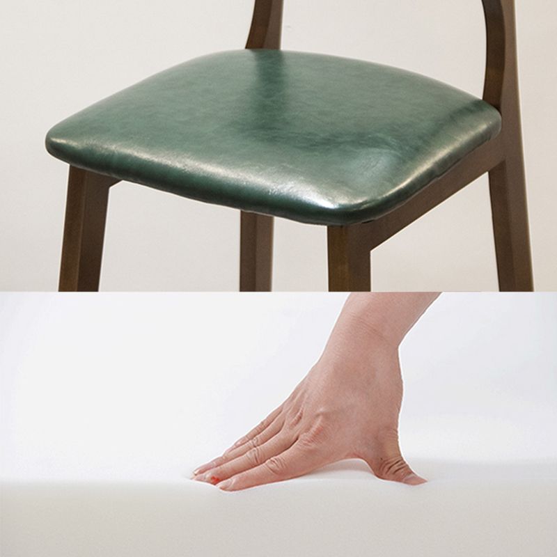 Modern Armless Backrest Counter Stool Wood Cafe Bar Stool with Pedal and Cushion Clearhalo 'Bar Furniture' 'Bar Stools' 'bar_stools' 'furn' 'furn_bar_stools' 'furniture_bar_stools' 'Kitchen & Dining Furniture' 'kitchen&dining_furn' 'kitchen' 'kitchen_furn' Furniture' 1200x1200_d264c30c-06ea-4b95-a8b0-017169d313d4