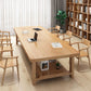 Solid Wood Writing Desk Contemporary Style Office Meeting Table