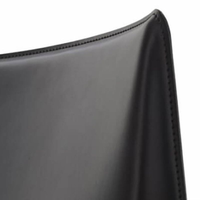 Minimalist Design Leather Dining Chair for Home Solid Back Armless Dining Chair Clearhalo 'Dining Chairs' 'Dining Tables & Seating' 'dining_chair' 'furn' 'furn_dining_chair' 'Furniture' 'furniture_dining_chair' 'Kitchen & Dining Furniture' 1200x1200_d26b3ffe-2d48-4070-8626-c09977e96498