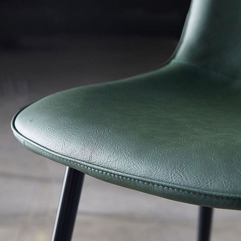 Nordic Style Kitchen Metal Dining Chairs Dining Armless Side Chair Clearhalo ' kitchen&dining_furn' 'Dining Chairs' 'Dining Tables & Seating' 'dining_chair' 'furn' 'furn_dining_chair' 'Furniture' 'furniture_dining_chair' 'Kitchen & Dining Furniture' 'kitchen' 1200x1200_d26fde8d-24af-4402-b506-8c8315be9193