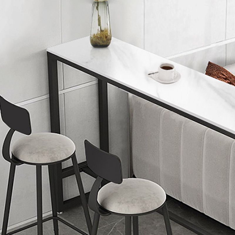 Modern Style 2/3/5 Pieces Stone Rectangular Bar Table Set for Living Room