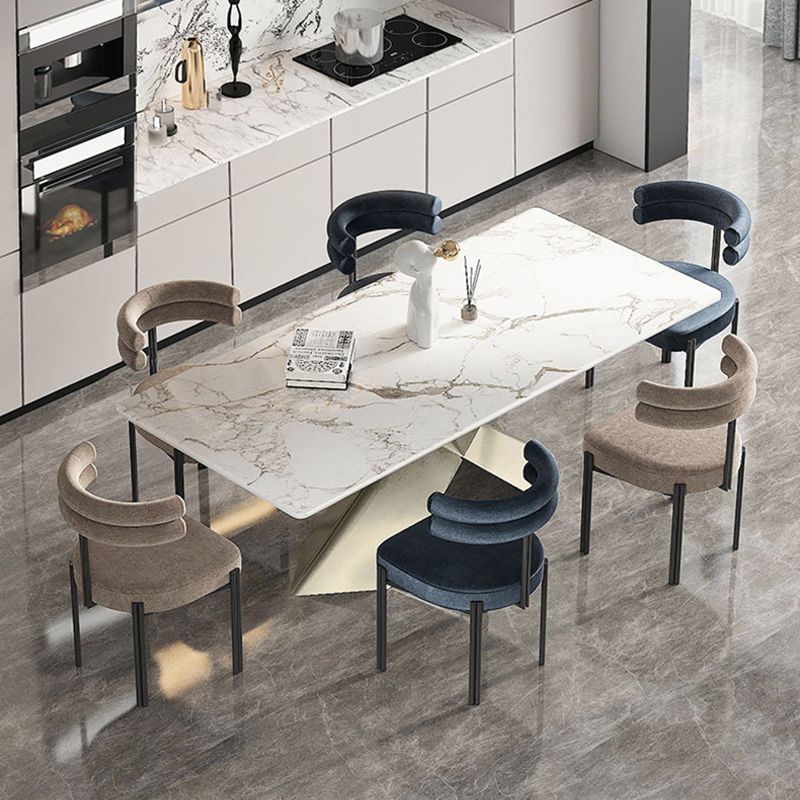 Contemporary Style Upholstered Side Chairs Open Back Dining Side Chair Clearhalo 'Dining Chairs' 'Dining Tables & Seating' 'dining_chair' 'furn' 'furn_dining_chair' 'Furniture' 'furniture_dining_chair' 'Kitchen & Dining Furniture' 1200x1200_d2745179-2ed0-4f39-84d1-59620dfd2b3a