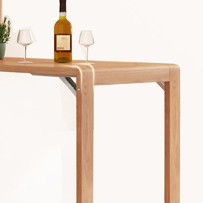 Modern Solid Wood Bar Table Extendable Bar Table for Kitchen Clearhalo 'Bar Furniture' 'Bar Tables' 'bar_tables' 'furn' 'furn_bar_tables' 'Furniture' 'Kitchen & Dining Furniture' 1200x1200_d2764d5e-26aa-436d-a793-bfded57982ec