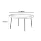 4 Legs Round Tray Top Coffee Table Contemporary Wood Coffee Table Clearhalo 'Coffee & Accent Tables' 'Coffee Tables' 'coffee_tables' 'furn' 'furn_coffee_tables' 'Furniture' 'Living Room Furniture' 1200x1200_d2768e2a-0f26-4508-b350-39816de4193e