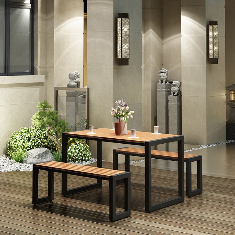 Moderne houten eettafel ingesteld 1/3/5 stukken eetkamer set voor huisgebruik