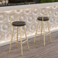 Glam Footrest Round Counter-height Stool Low Back Leather Counter Stool Clearhalo 'Bar Furniture' 'Bar Stools' 'bar_stools' 'furn' 'furn_bar_stools' 'Furniture' 'furniture_bar_stools' 'Kitchen & Dining Furniture' 1200x1200_d2783a91-772e-43c3-819a-306cf0fa3351