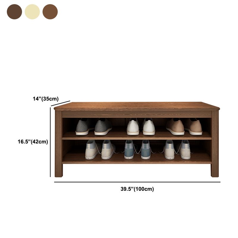 13.8" Wide Modern Entryway Bench Solid Wood Entryway Bench Seating Bench Clearhalo 'Benches' 'Chairs & Seating' 'furn' 'furn_benches' 'Furniture' 'Living Room Furniture' 1200x1200_d2792b72-f341-4040-beb1-3429cc2cfb7d