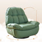 Tufted Faux Leather Recliner Chair Modern 44" Wide Single Reclining Chair with Storage Clearhalo 'Chairs & Seating' 'furn' 'furn_recliners' 'Furniture' 'Living Room Furniture' 'Recliners' 1200x1200_d27943d0-d37f-405e-97f5-cdcd80be1b33