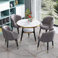 Metal Contemporary Round Dining Table Manufactured Wood Dining Table with Legs Clearhalo ' dining_table' 'Dining Tables & Seating' 'Dining Tables' 'furn' 'furn_dining_table' 'Furniture' 'furniture_dining_table' 'Kitchen & Dining Furniture' 'kitchen&dining_furn' 'kitchen' 'kitchen_dining_table' 1200x1200_d279f93f-9464-47a8-87cd-3bacf0a2e2bf