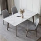 Modern Rectangle Sintered Stone Top Dining Set 1/4/5/7 Pieces Dining Table with Chairs Clearhalo 'Dining Room Sets' 'Dining Tables & Seating' 'dining_room_set' 'furn' 'furn_dining_room_set' 'Furniture' 'furniture_dining_room_set' 'Kitchen & Dining Furniture' 1200x1200_d27c9478-01f8-40b0-99e8-a728225818de