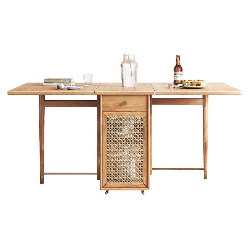 Mid-Century 61.8" Dining Table Rectangle Solid Wood Dining Table for Home (only Table) Clearhalo ' dining_table' 'Dining Tables & Seating' 'Dining Tables' 'furn' 'furn_dining_table' 'Furniture' 'furniture_dining_table' 'Kitchen & Dining Furniture' 'kitchen&dining_furn' 'kitchen' 'kitchen_dining_table' 1200x1200_d27d3cb8-5193-4c88-ba1c-6890ba335bb6