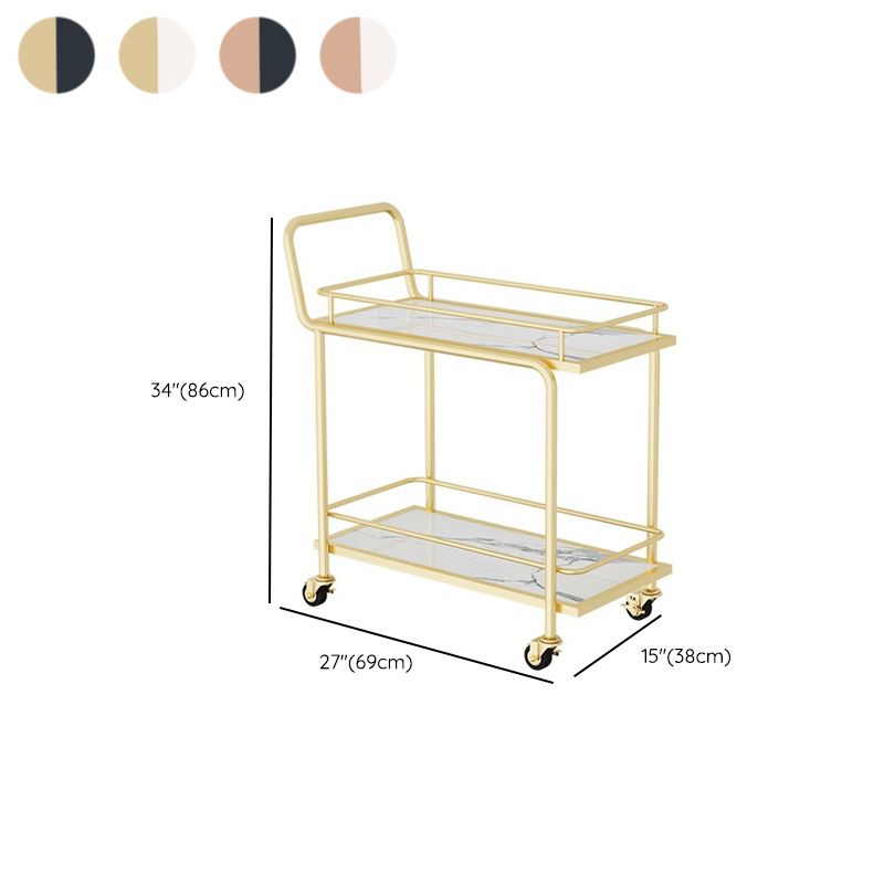 Tavolo da pranzo per la sala da pranzo moderna in metallo in metallo aperto tavolo da preparazione