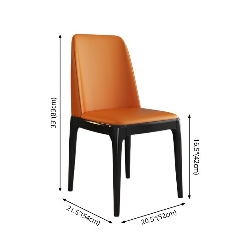 Glam Scandinavian Kitchen Dining Room Wood Chairs Solid Back Side Chair Set Clearhalo ' kitchen&dining_furn' 'Dining Chairs' 'Dining Tables & Seating' 'dining_chair' 'furn' 'furn_dining_chair' 'Furniture' 'furniture_dining_chair' 'Kitchen & Dining Furniture' 'kitchen' 1200x1200_d2821cb2-72a4-4ce1-8c7c-9795e7c683b7