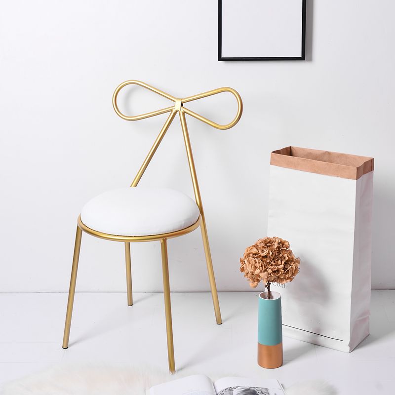 Round Leather and Metal Counter Stool Scandinavian Low Back Counter Bar Stool Clearhalo 'Bar Furniture' 'Bar Stools' 'bar_stools' 'furn' 'furn_bar_stools' 'Furniture' 'Kitchen & Dining Furniture' 1200x1200_d28263e9-a90c-4400-bc04-d46e0fad7e7c