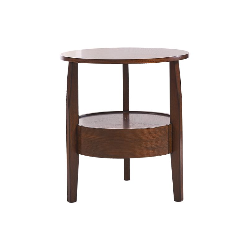 24" L x 24" W Farmhouse Side End Table Wooden Side Table with Shelve and Drawer Clearhalo 'Coffee & Accent Tables' 'End & Side Tables' 'end_side_table' 'end_side_tables' 'furn' 'furn_end_side_tables' 'Furniture' 'furniture_end_side_table' 'Living Room Furniture' 1200x1200_d284239a-2ce4-4834-a6c2-715eb087b36b