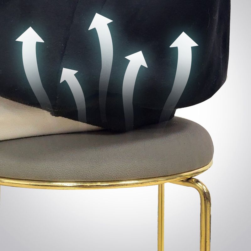 Indoor Round Ottoman Glam Standard Stain Resistant Velvet Ottoman Clearhalo 'furn' 'furn_ottomans_poufs' 'Furniture' 'Living Room Furniture' 'Ottomans & Poufs' 'ottomans_poufs' 1200x1200_d284edb9-3cb7-48a1-b531-44142f6a3c30