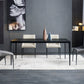 Metal Modern Rectangle Table Sintered Stone Table with 4 Legs Clearhalo 'Dining Tables & Seating' 'Dining Tables' 'dining_table' 'furn' 'furn_dining_table' 'Furniture' 'furniture_dining_table' 'Kitchen & Dining Furniture' 'kitchen' 'kitchen_dining_table' 1200x1200_d285ce13-5234-4a13-86bc-6155bcc38b33