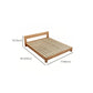 Modern Bed Frame Mattress Included Bed with Custom Four Legs Clearhalo 'Bedroom Furniture' 'Beds' 'furn' 'furn_beds' 'Furniture' 1200x1200_d285e2a5-a2fe-4174-8deb-eeffd6c7ce94