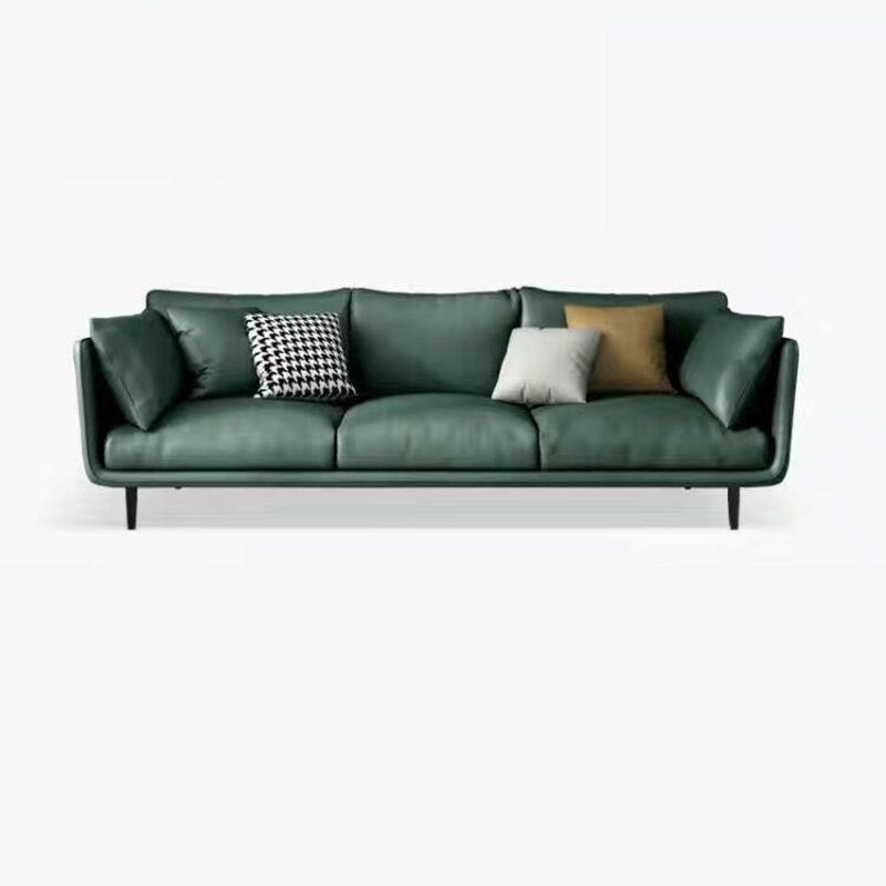 Scandinavian 3-seater Sofa Tuxedo Arm Couch with Sewn Pillow Back Clearhalo 'furn' 'furn_sofas' 'Furniture' 'furniture_sofas' 'Living Room Furniture' 'Sofa' 'sofas' 1200x1200_d2888d6c-3169-46b1-84c7-eb2a5001f1ff