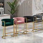 Modern Faux Marble Top Pub Table Set 1/3/5 Pieces White Bar Set with Upholstered Stools Clearhalo 'Bar Furniture' 'furn' 'furn_home_bar_bar_sets' 'Furniture' 'Home Bars & Bar Sets' 'home_bar_bar_sets' 'Kitchen & Dining Furniture' 1200x1200_d28d9f34-ace1-4a87-8aa3-6cc77743af1b