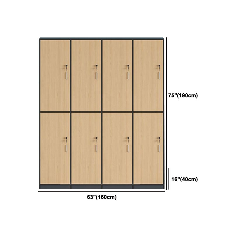 Modern vervaardigd houten opbergkast licht houten afwerking kast