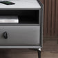 1-Drawer Storage 20'' Tall Nightstand Open Storage Stone Top Solid Wood Night Table Clearhalo 'Bedroom Furniture' 'furn' 'furn_night_stand' 'Furniture' 'night_stand' 'Nightstands' 1200x1200_d28f1b62-c765-4211-873f-17e16c8b6b44