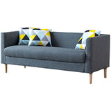 23.23" H Tuxedo Arm Sofa with Tight Back Sofa for Living Room, Apartment Clearhalo 'furn' 'furn_sofas' 'Furniture' 'furniture_sofas' 'kitchen' 'kitchen_sofas' 'Living Room Furniture' 'Sofa' 'sofas' 1200x1200_d28f88ab-9dc3-4d8c-b780-bee6c8025968